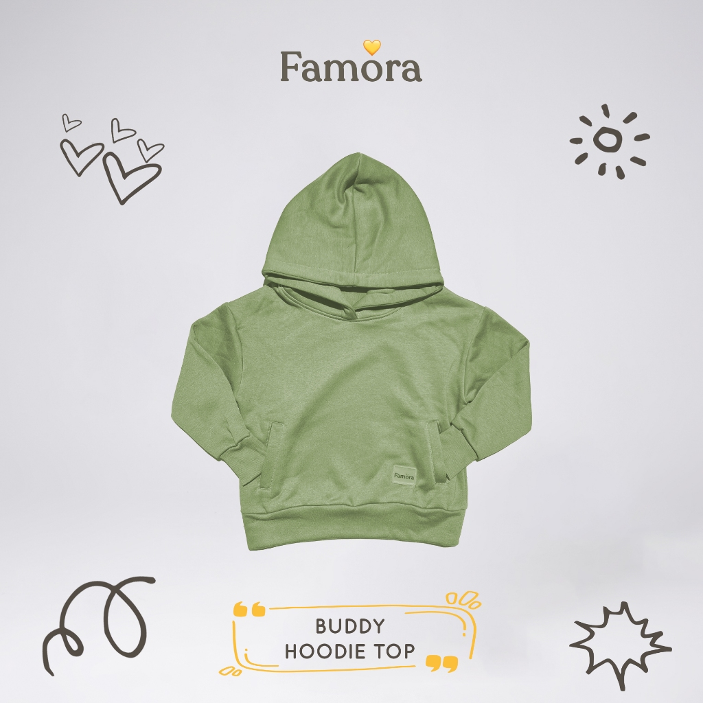 FAMORA Buddy Hoodie Oversized Anak - Hoodie Oversized Anak