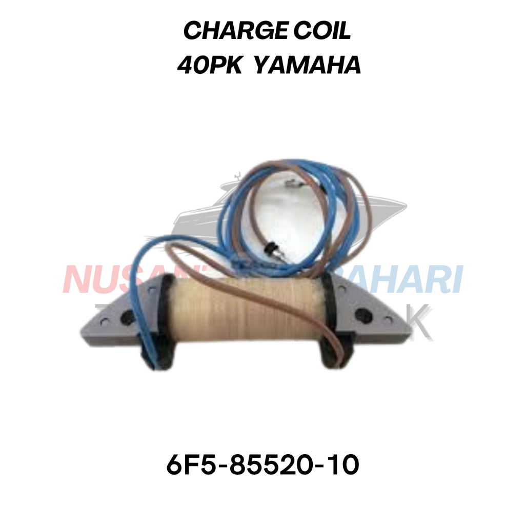 CHARGE COIL YAMAHA 40PK 6F5-85520-10 | SPULL OUTBOARD CHARGING COIL SUKU CADANG & SPAREPART MESIN TE