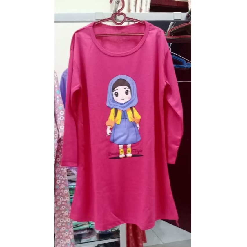 tunik anak 6 tahun/tunik anak/tunik anak 7 tahun/tunik anak/baju ngaji/atasan anak/baju tunik anak