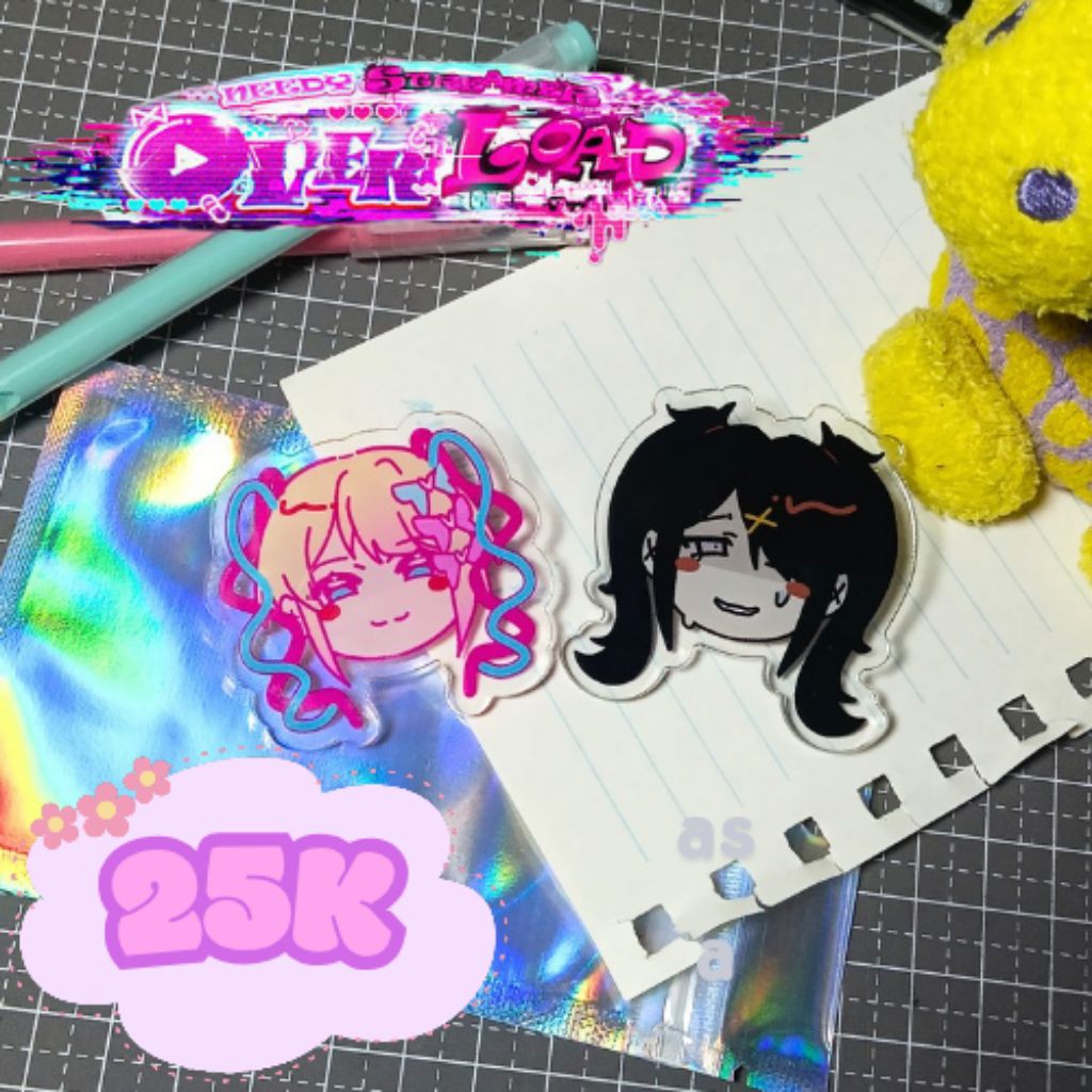 NSO/Needy Streamer Overload Arcrylic Pins