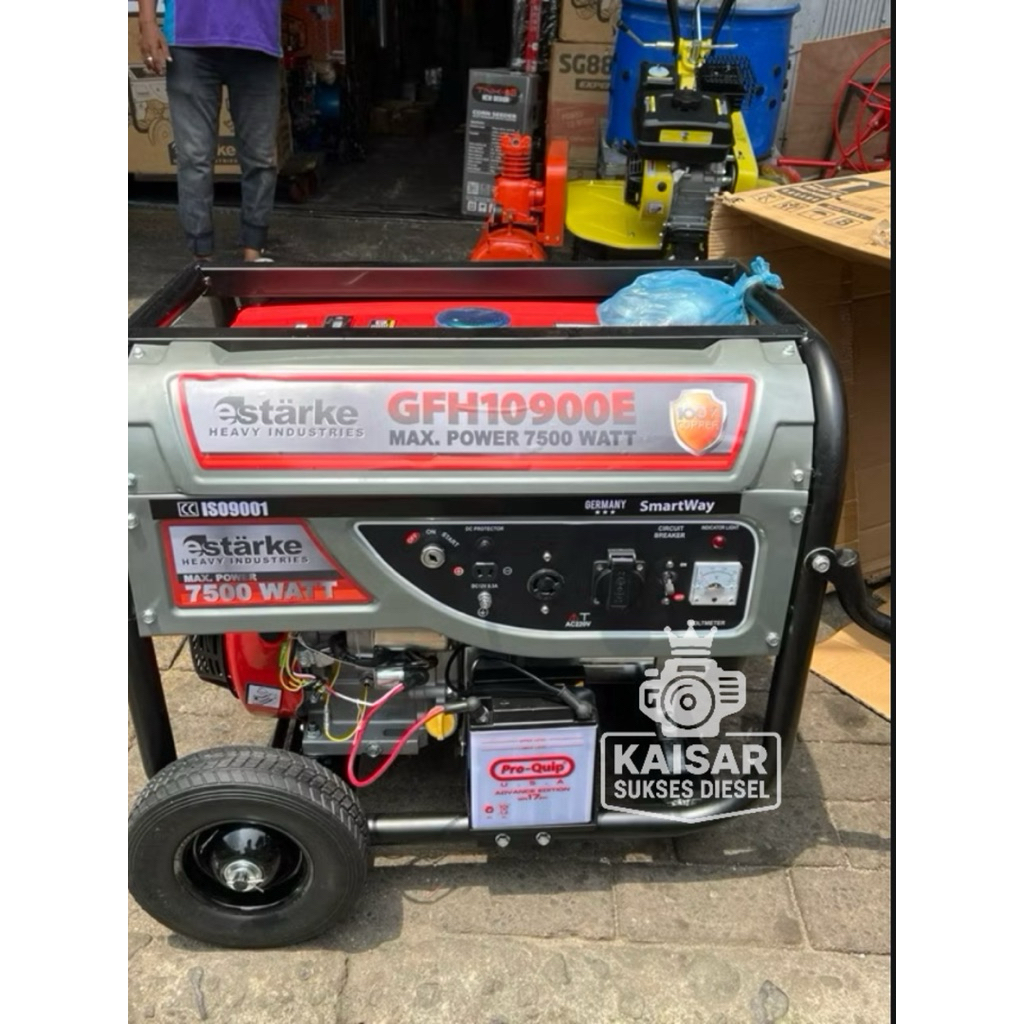Generator Genset Listrik Bensin 7500 Watt STARKE GFH 10900 E / Genset Bensin 7500 Watt