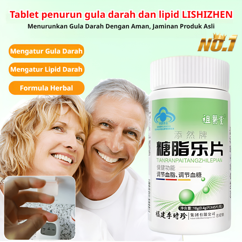 ⚡️Pengiriman cepat 24 jam⚡️ZUYITANG Tangzhile Tablet/Sugar Lipid Joy Tablet/Obat Gula Diabetes/Untuk