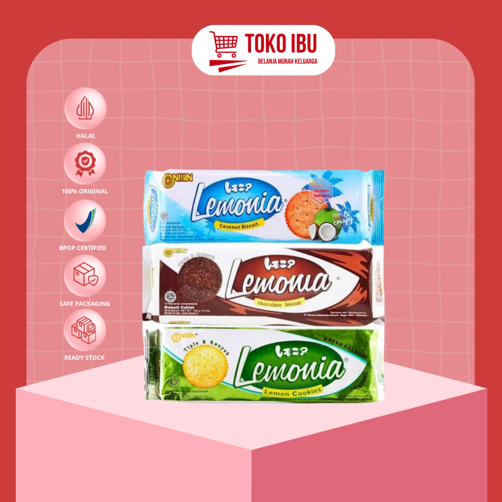 Lemonia Biscuit / Lemon / Coklat / Coconut