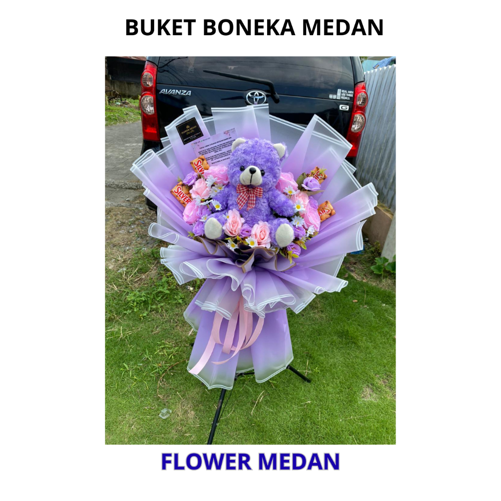 FLOWER MEDAN buket boneka medan buket wisuda ulang tahun anniversary valentine buket coklat silverqu