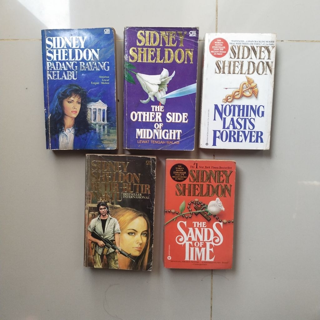 Novel Karya Sidney Sheldon, PADANG BAYANG KELABU, OTHER SIDE OF NIGHT, NOTHING LAST FOREVER, BUTIR -