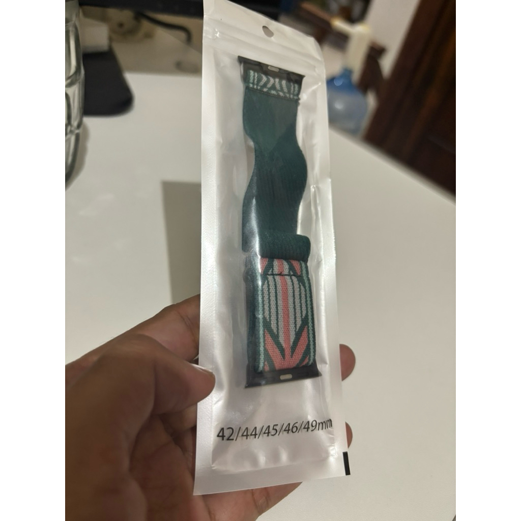 tali jam tangan strap jam tangan Apple Watch warna hijau