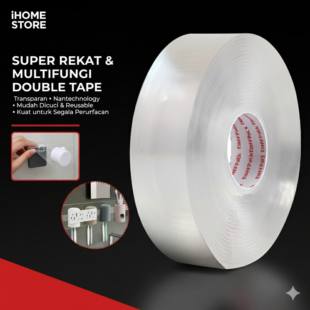 double tape dinding Tembok super kuat tahan lama anti air