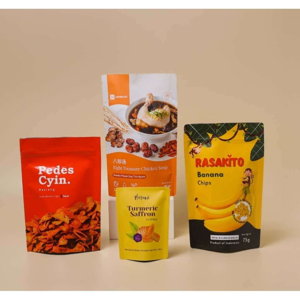 desain kemasan standing pouch