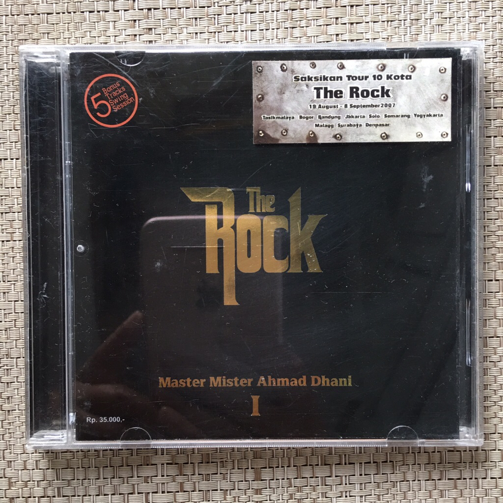 CD The Rock - Master Mister Ahmad Dhani