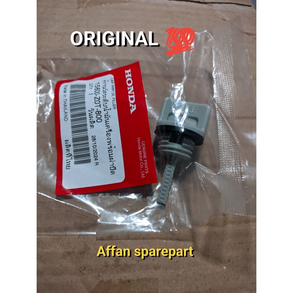 TUTUP OLI MESIN HONDA GX 160 THAILAND / COLOKAN OLI HONDA GX 160 ORIGINAL