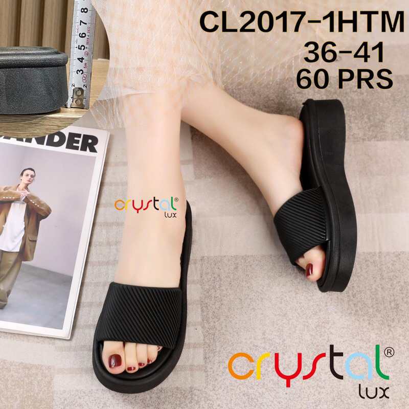 Sandal Karet Selop Hitam balance wanita Tinggi 4 Cm sandal selop karet perempuan anti slip dan ringa