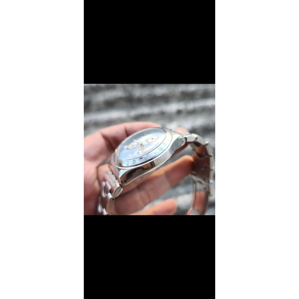 Swatch Irony Chronograph blue sky