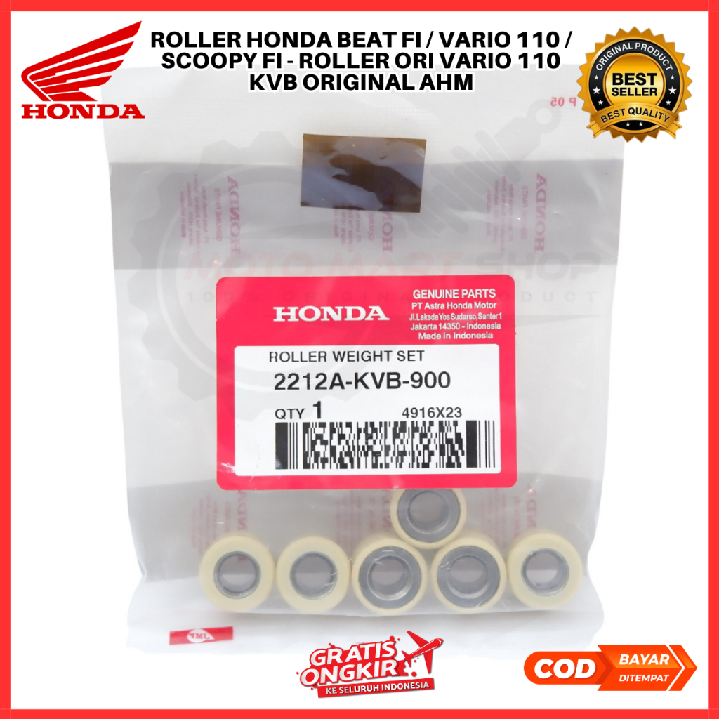 Roller Honda Beat FI / Vario 110 / Scoopy FI - Roller ORI Vario 110 KVB Original AHM