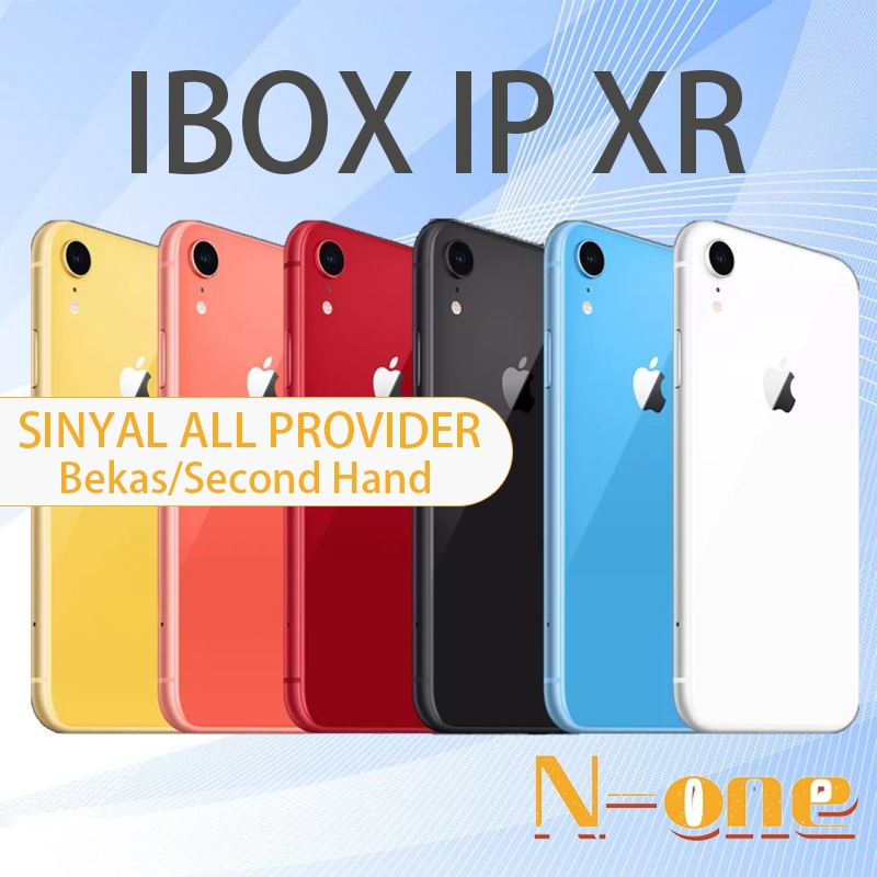 IBOX IP XR 128GB/64GB GOOD CONDITIONS FULLSET MULUS SECOND LIKE NEW GOOD BH 95+