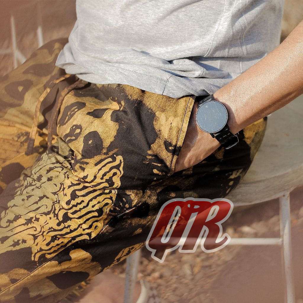 celana joger batik abstrak kekinian
