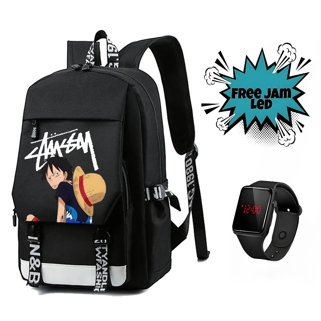 Tas Ransel Anak One Piece x Stussy Termurah Kekinian