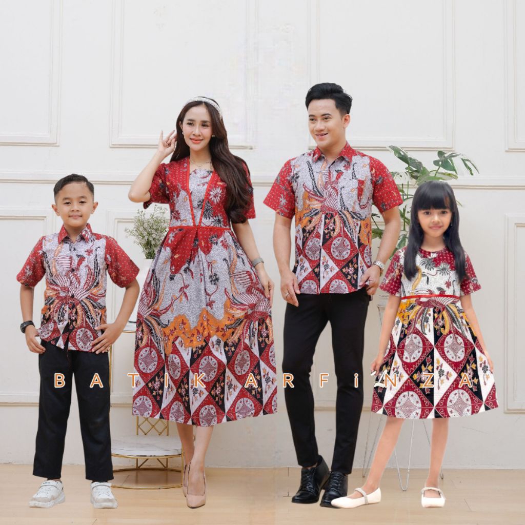 COUPLE DRESS NATAL BATIK | Dress Natal | Dress Batik Kapelan | Batik Pasangan..