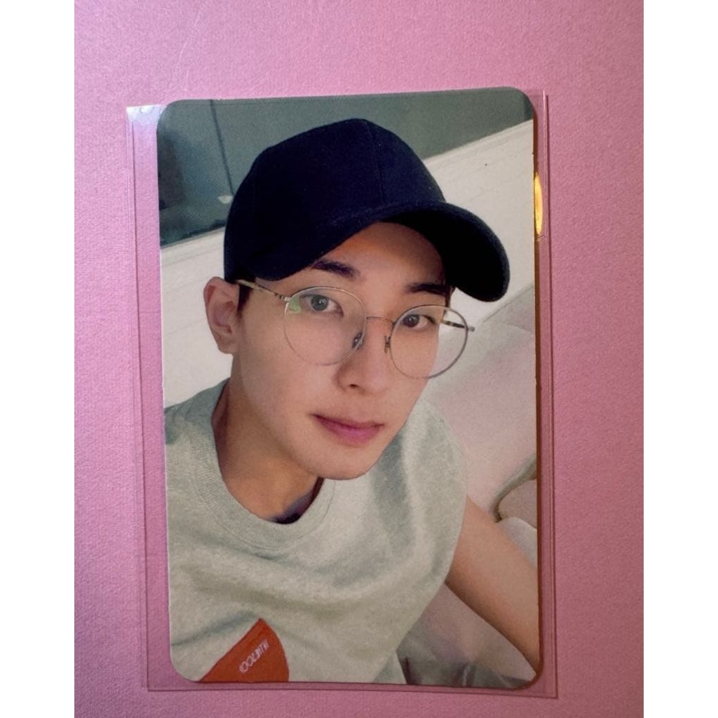 official photocard wonwoo topi seventeen in the soop s1 making photobook wonwoo topi hitam wonwoo ka