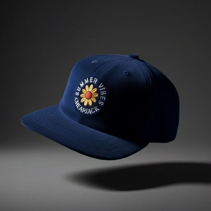 Cheapjack 6 Panel Cap Corduroy - Summer Vibes