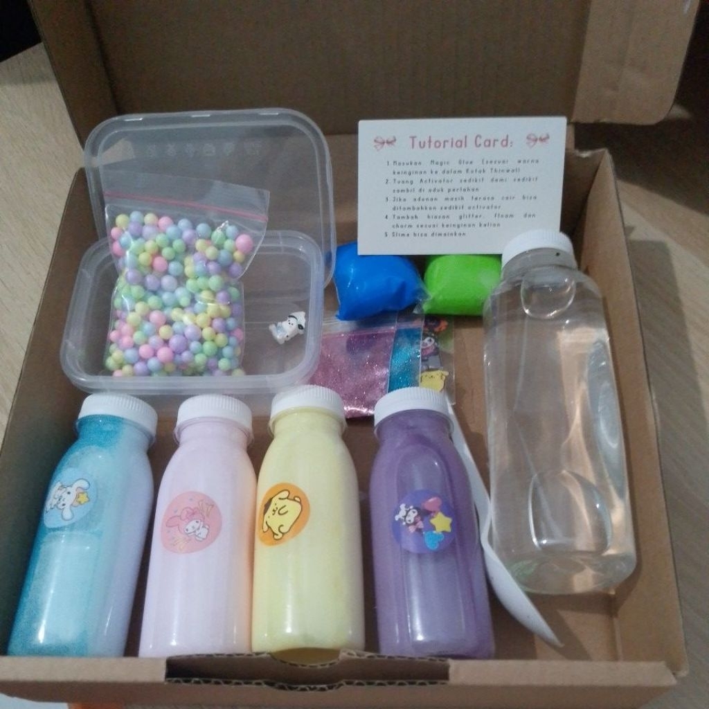 SLIME KIT ANTI GAGAL / SLIME DIY