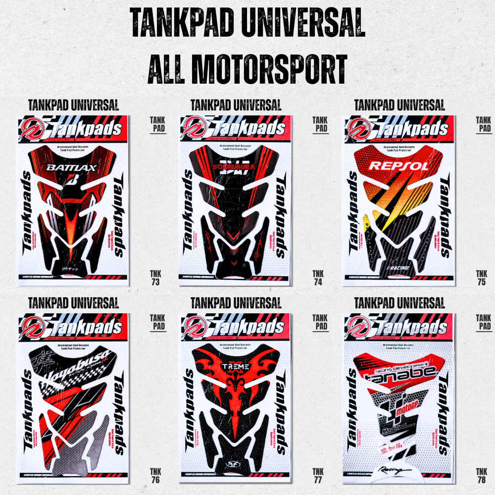 Sticker Tankpad protector Motorsport / Tankpad CBR / Tankpad R15 / Tankpad RX King / Tankpad Gsx / T
