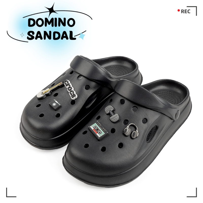 Sandal Slides KOMIN Bahan EVA Lembut Ringan Cocok untuk Indoor Outdoor Nyaman Pria Wanita 39-44 Komi