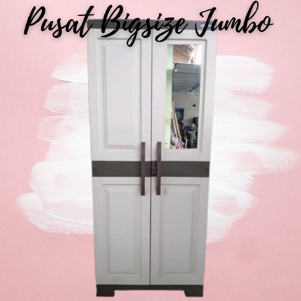 lemari pakaian orion renata susun PL lemari baju buku serbaguna preloved