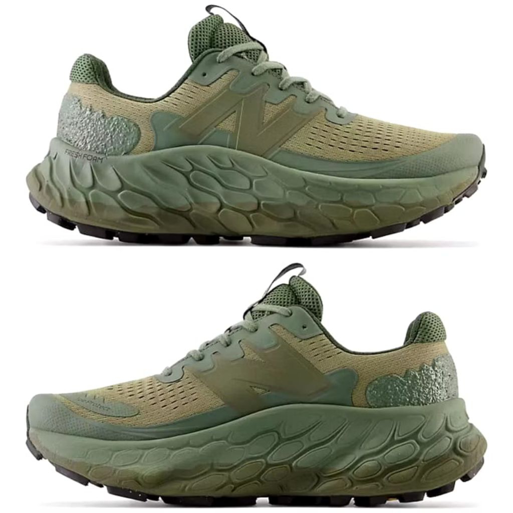 New Balance Fresh Foam X More Trail V3 Olive Green Shoes