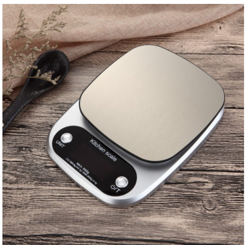 Skala Platform Kecil Elektronik Stainless Steel Skala Dapur Panci Timbangan Elektronik Inggris Timba
