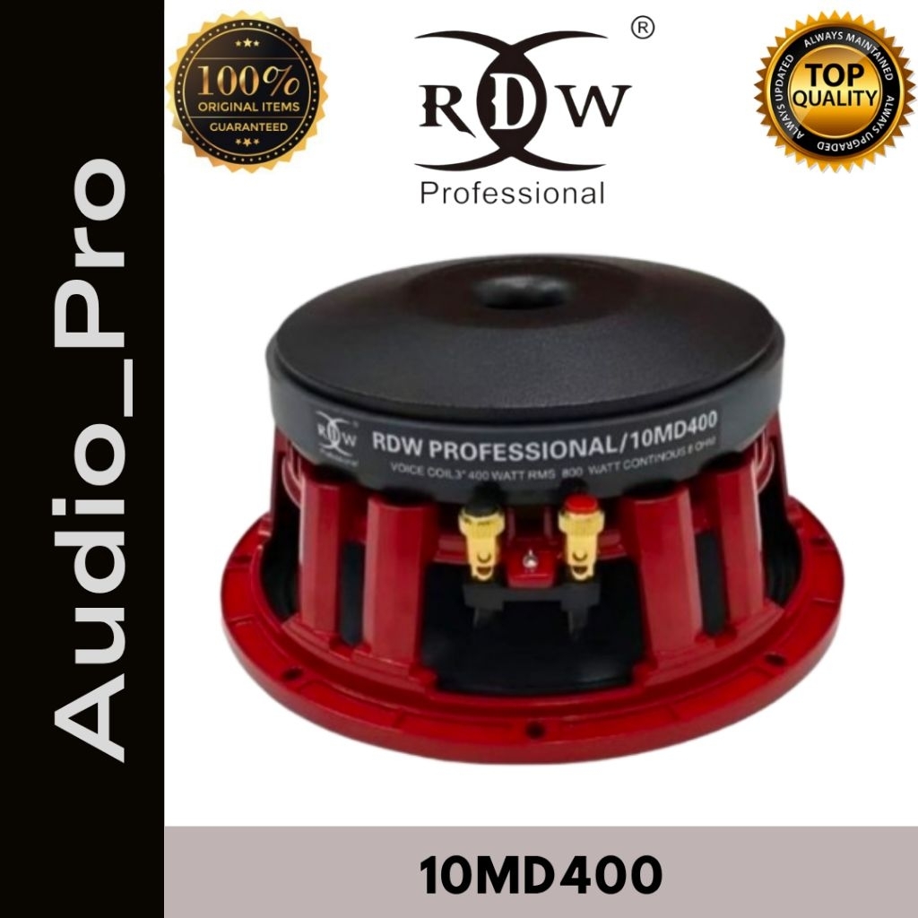 SPEAKER COMPONENT RDW 10MD400 10INCH TRANDUCERS RDW 10MD400