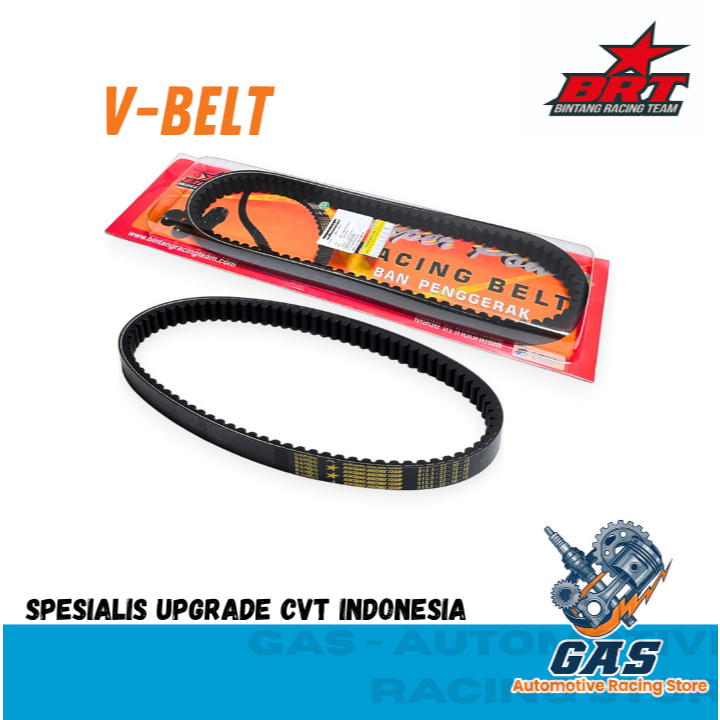 BRT V-BELT Racing Original | Vanbelt BRT VARIO 125 150 PCX ADV BEAT SCOOPY NMAX AEROX MIO | Belt CVT