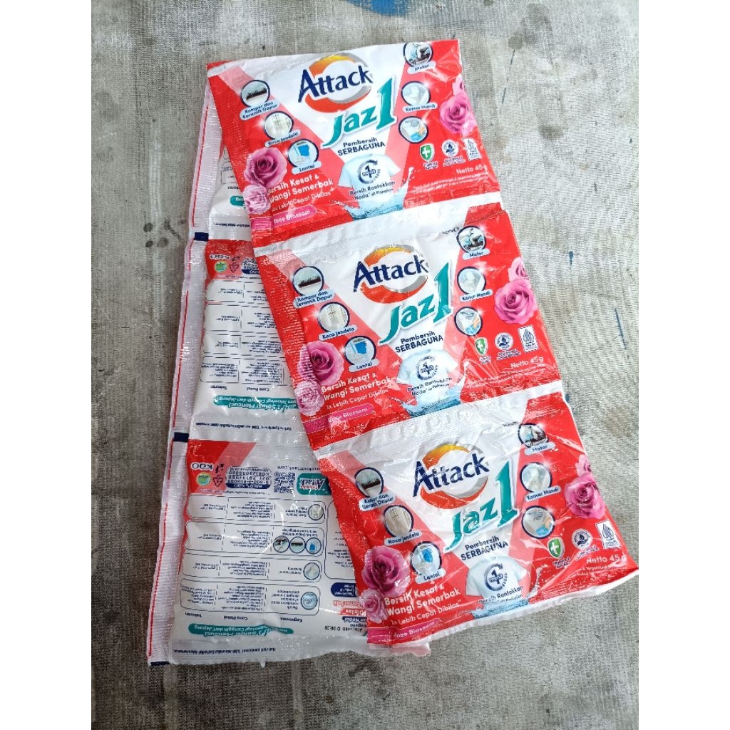 3 RENCENG ATTACK JAZ1 BUBUK 1 RENCENG ISI 6 | JAZ1 BUBUK | SABUN JAZ1 ATTACK