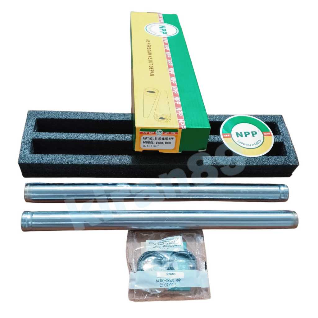 PAKET AS SHOCK DEPAN VARIO,BEAT+ SEAL SHOCK DEPAN KODE KVB ORIGINAL NPP