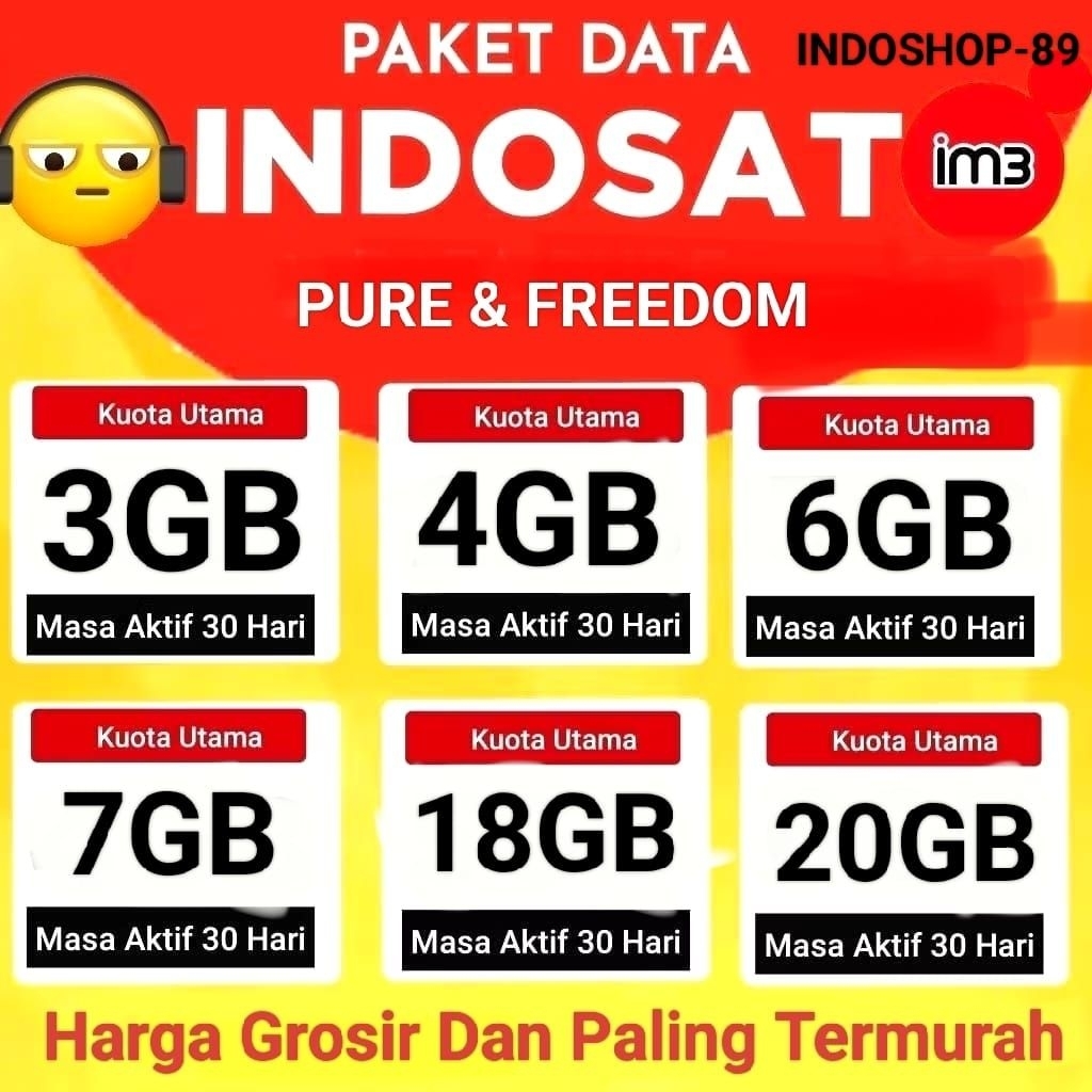 Paket Data IM3 Kuota Indosat / Kuota IM3 Murah