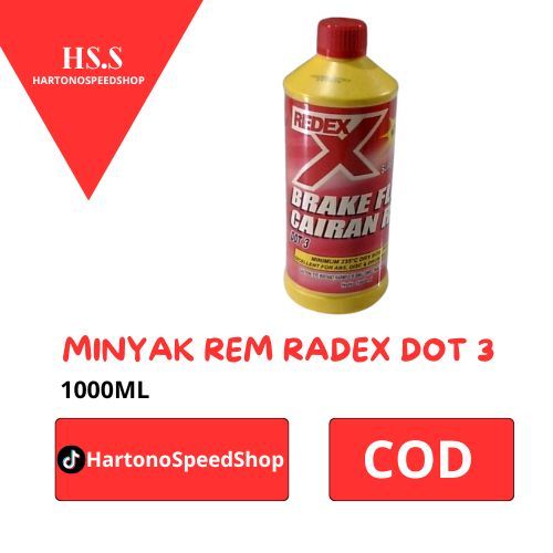 MINYAK REM REDEX DOT 3 1L. BRAKE FLUID REDEX ORIGINAL