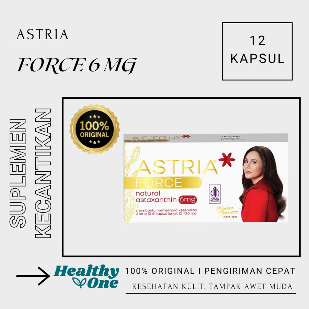 ASTRIA FORCE ASTAXANTHIN 6MG
