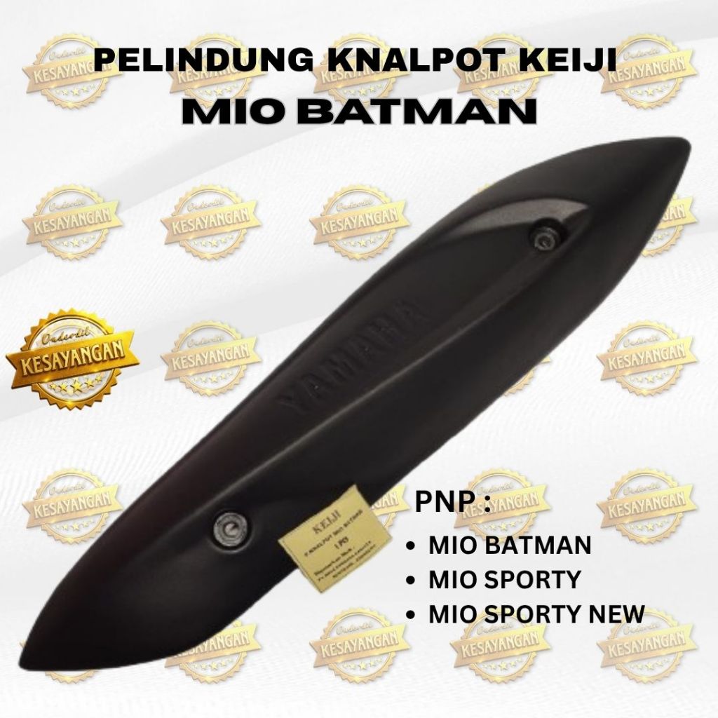 PELINDUNG KNALPOT + BOSH  YAMAHA MIO BATMAN - MIO SPORTY - MIO SPORTY NEW COVER TUTUP PENUTUP TAMENG