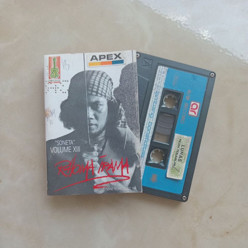 Kaset Langka Rhoma Irama "Soneta" Volume XIII/soneta corporation 84