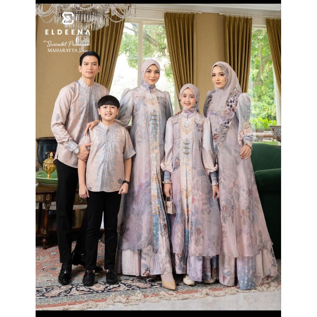 CANTIK FS Gamis ELDEENA MAHARAYYA FAMILY SET