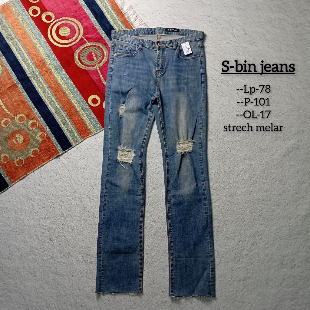 CELANA JEANS S- BIN ORI 100% SIZE 30 WOMEN