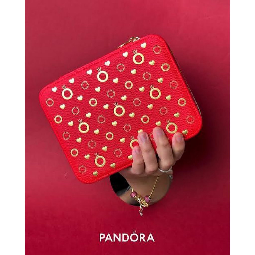 PANDORA Jewelry Box Limited Red Gold Love (Limited) Original from Japan