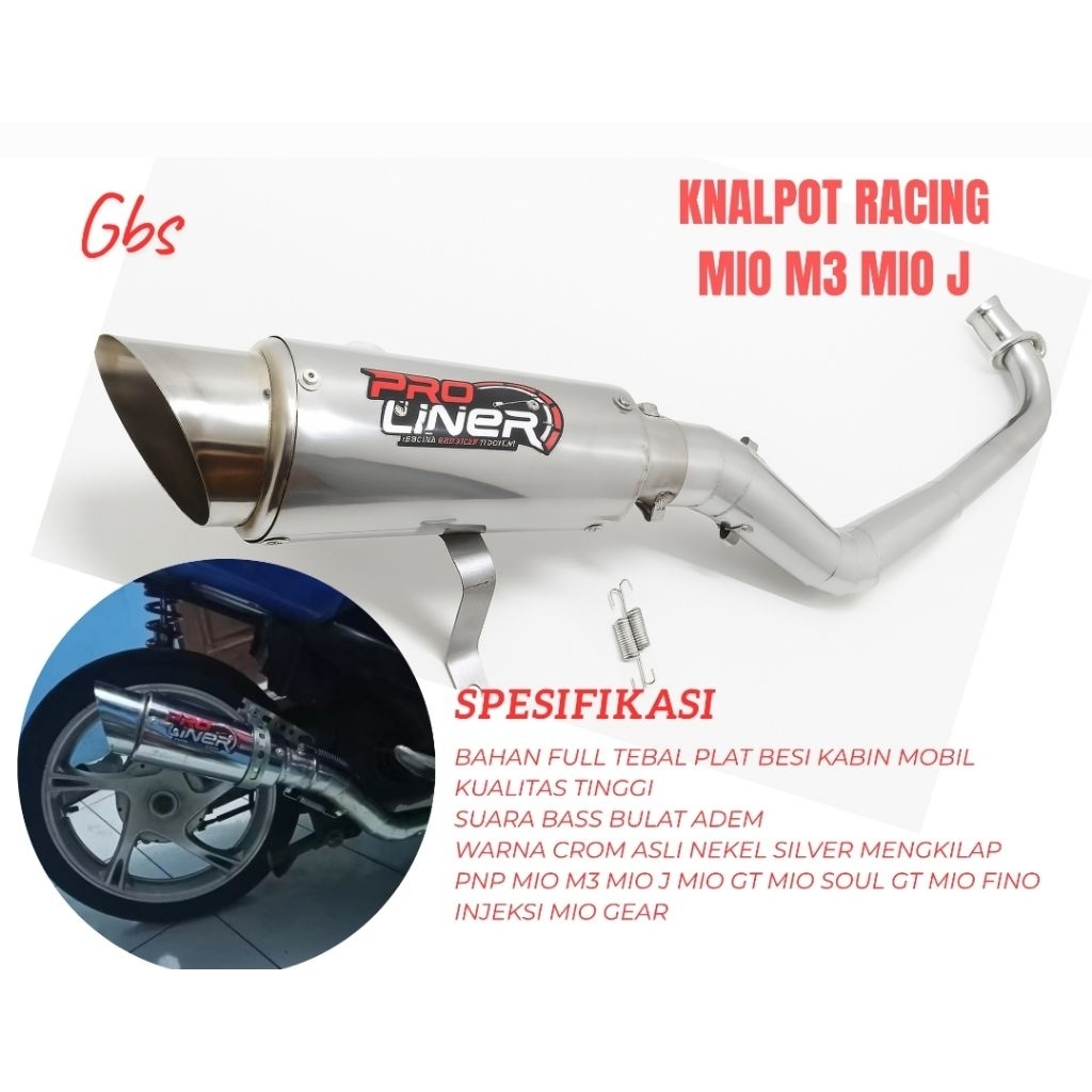 Knalpot Proliner Krum Mio M3 Mio J Mio GT Mio Z Xride Xeon