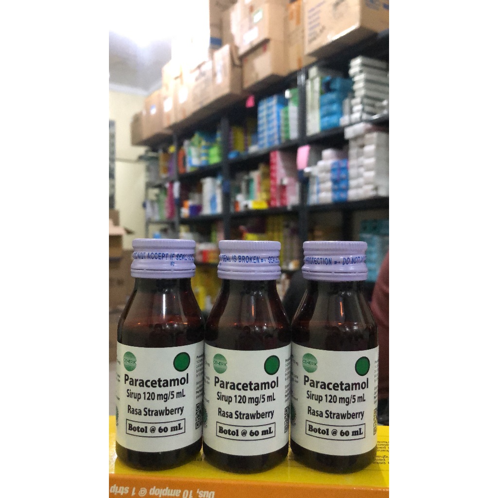 Paracetamol Sirup Mersi 60 Ml Obat Demam Anak