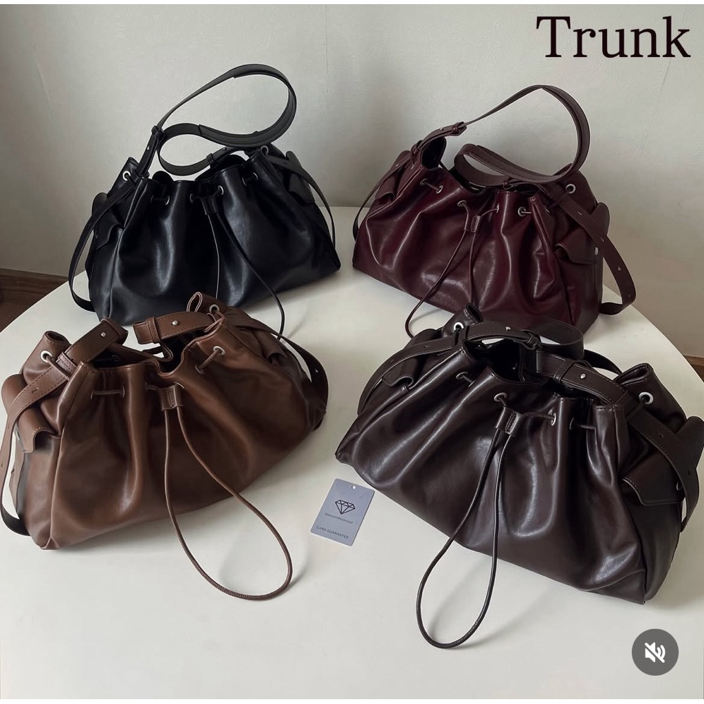 PRE ORDER QUEEN OF MATERIAL TRUNK BAG (PU Premium)
