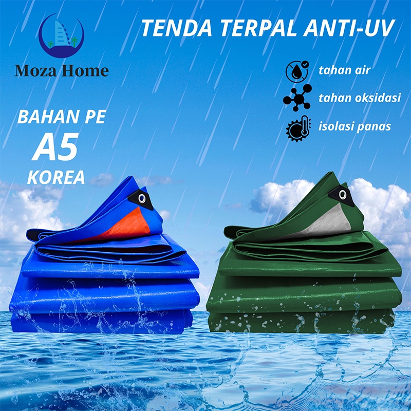 [COD] Terpal Tenda 3x3 Premium Tebal Anti-UV Murah Biru Kualitas Tinggi Serbaguna Ukuran/Terpal Tend