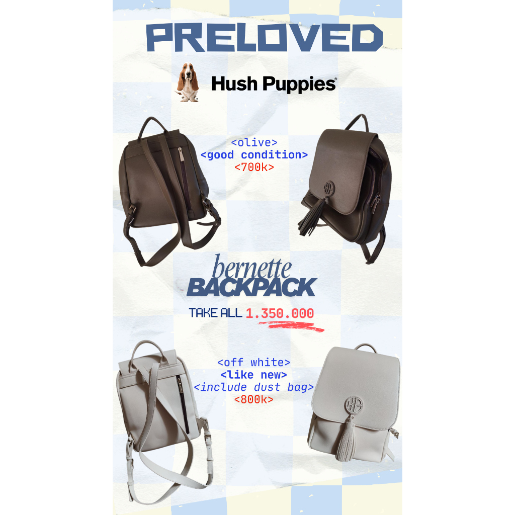 PRELOVED - TAS HUSH PUPPIES