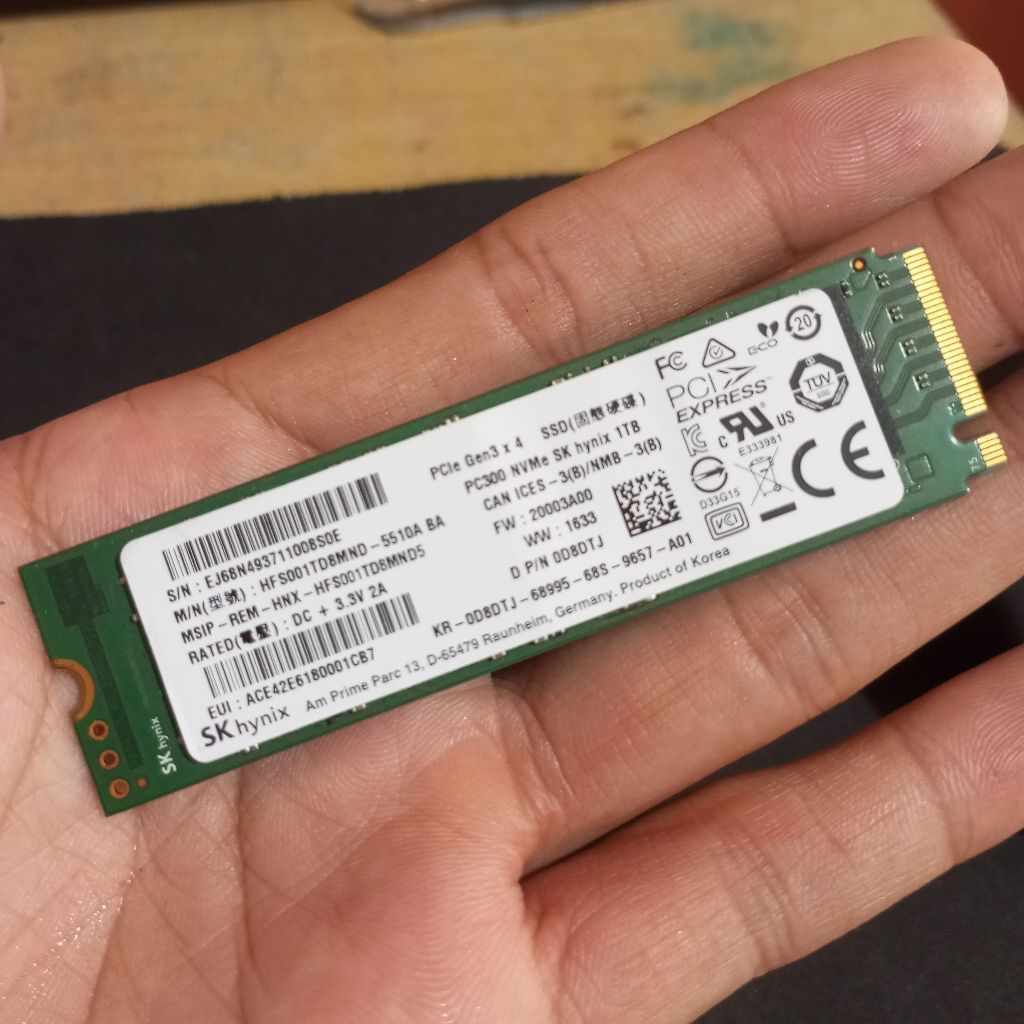 SSD M.2 NVMe1TB Sk Hynix 512GB Samsung 100% Original