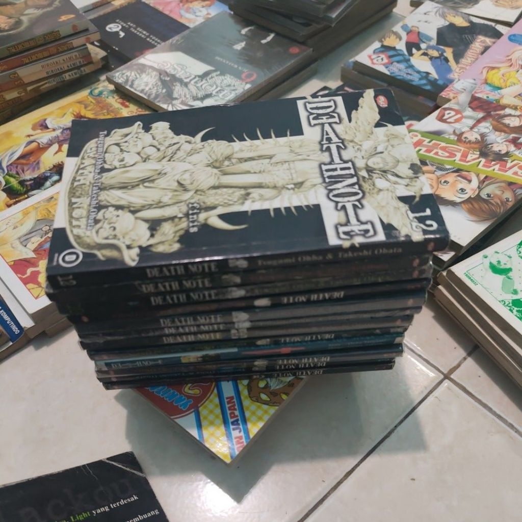 Komik Death Note 1-12 Fullset Original Preloved kolpri
