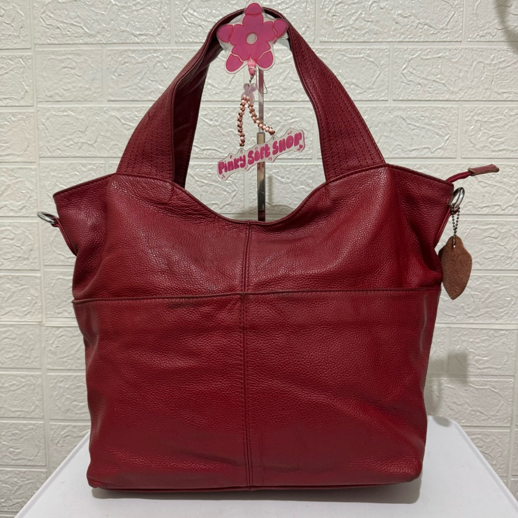 tas tote bag kulit asli. tas tote bag wanita. tas hobo kulit asli. tas hobo wanita. maroon