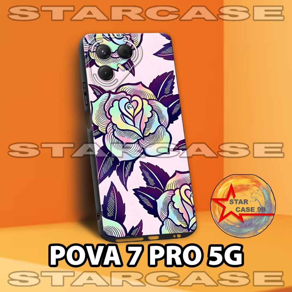 Softcase karet tecno pova 7 pro 5g 2025 - s5-case tecno pova 7 pro 5g-casing tecno pova 7 pro 5g-sil